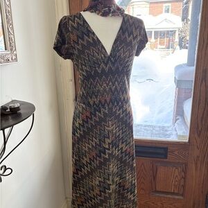 Comrags | Chevron Midi Dress